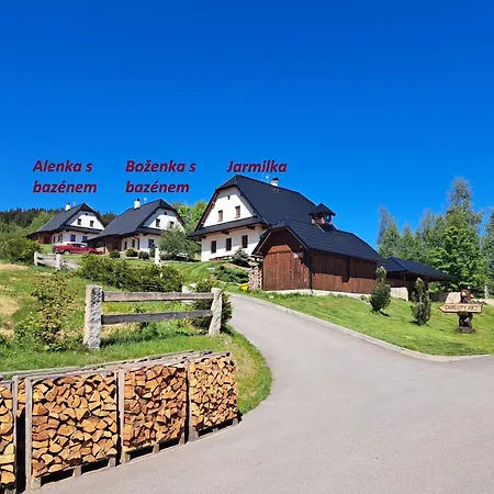 Chalupy Abj A Apartmany Ve Stodole Abj Kralicak Hyncice pod Susinou Exterior photo